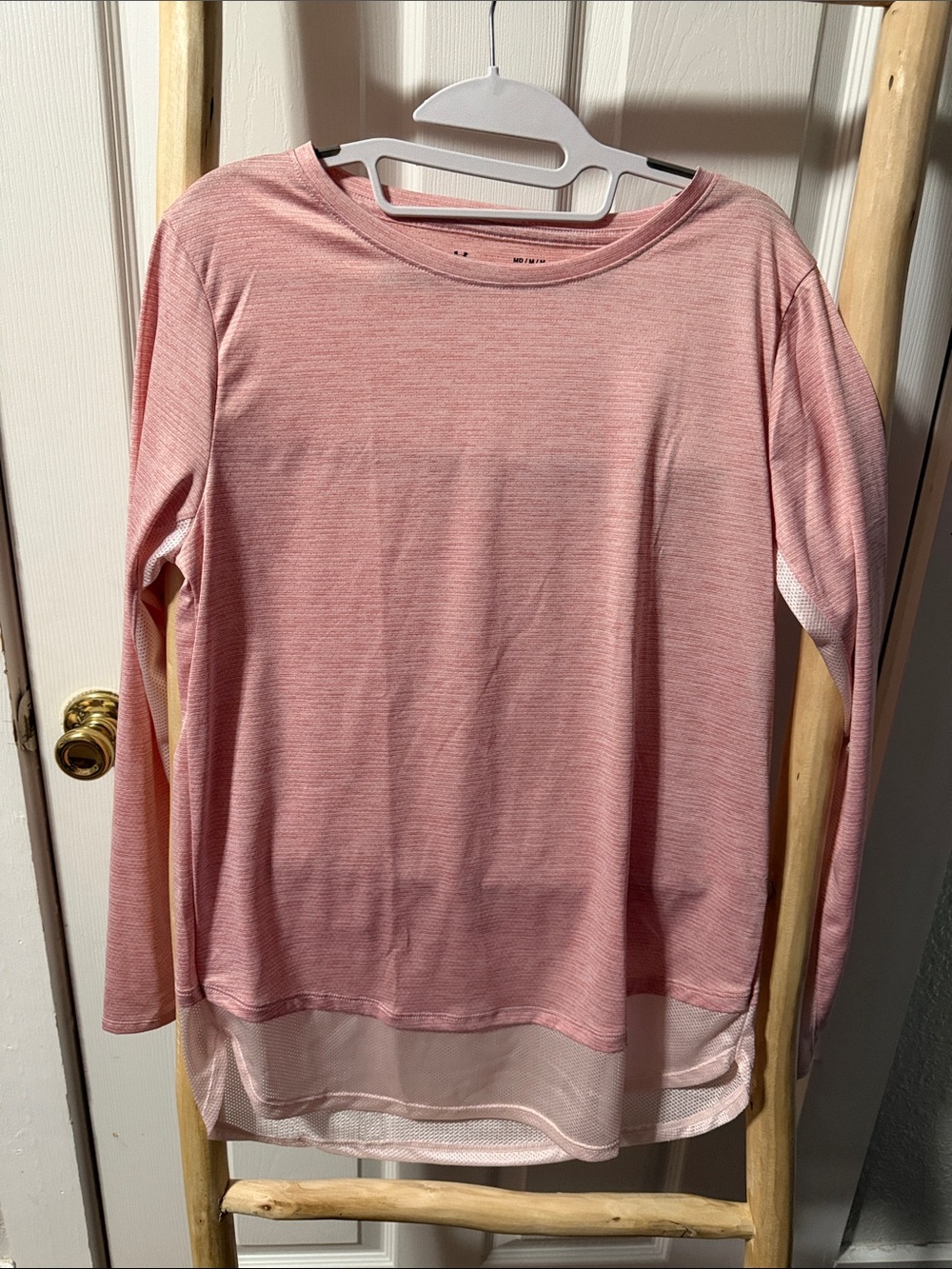 Under Armour Pink HeatGear Lightweight Long Sleeve Top